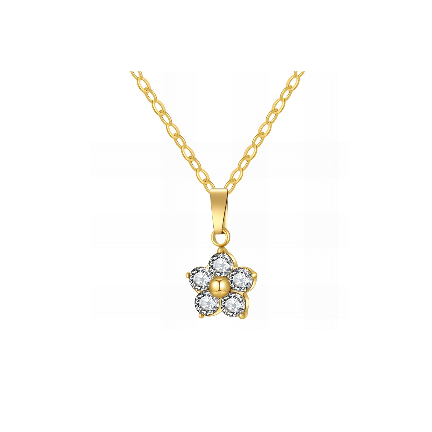 Flora Sparkle - Parures de bijoux - Or Plaqué 18 carats