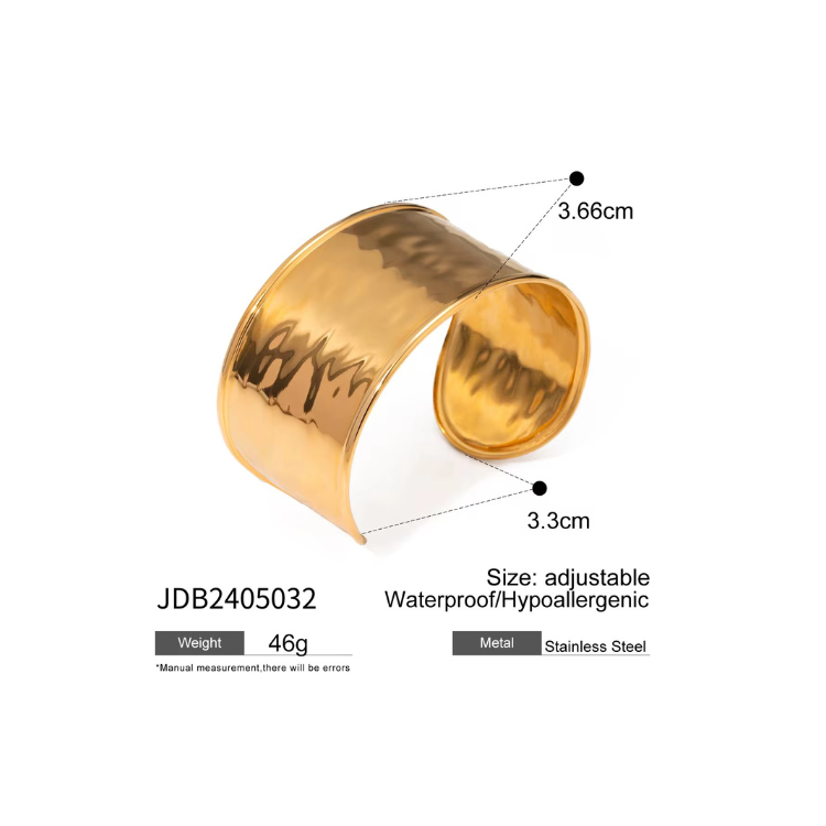 Néfertiti II - Bracelet - Or plaqué 18 carats