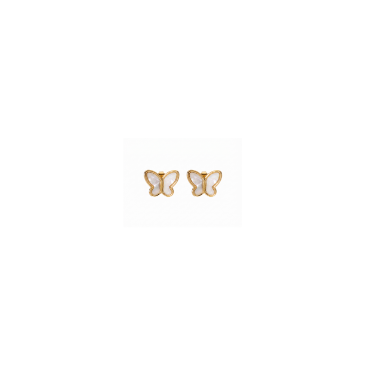 Unique butterfly - Necklace & Earrings - Women - 18K Gold Plated