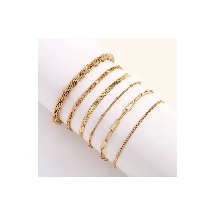 B03 - Bracelet - Or plaqué 18 carats