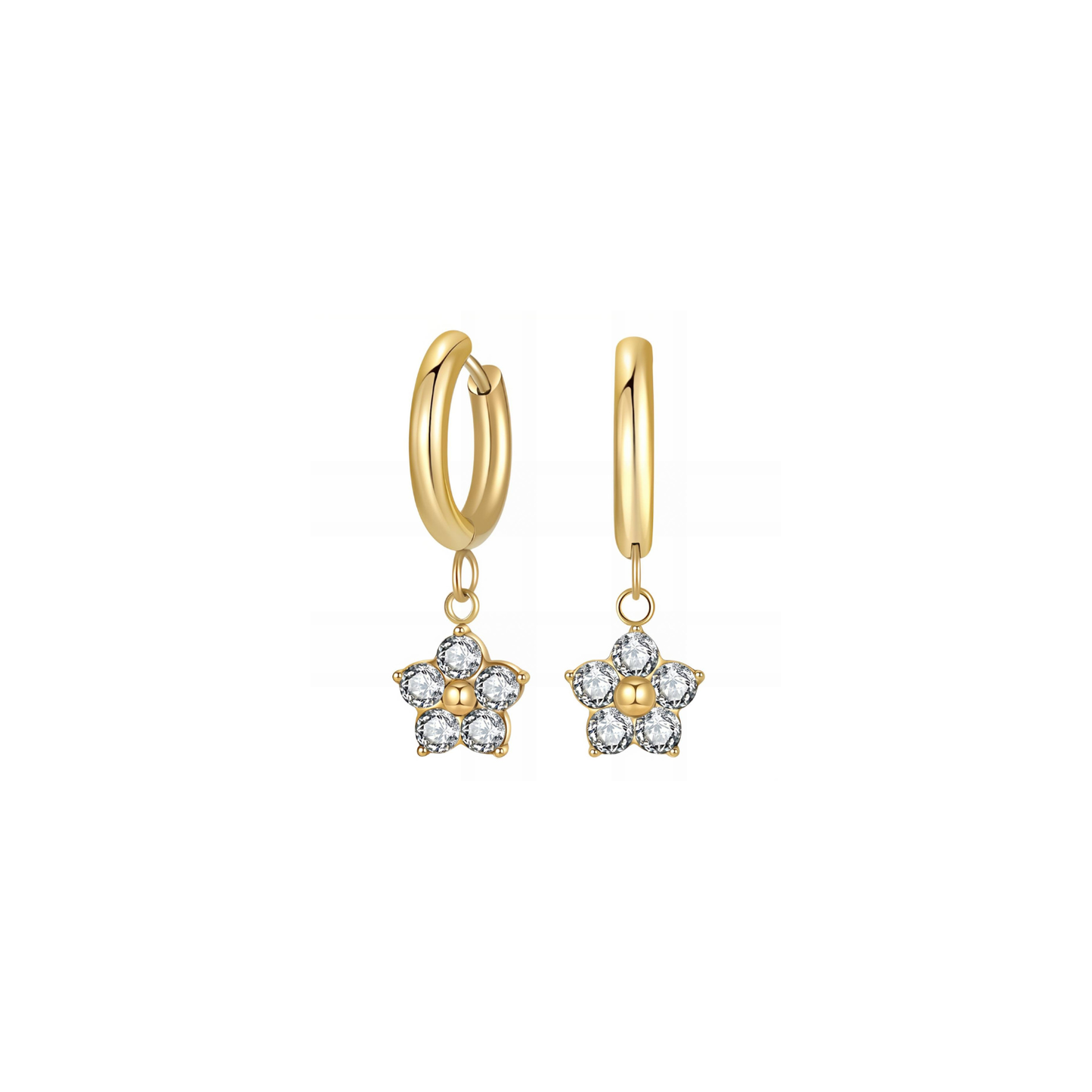 Flora Sparkle - Parures de bijoux - Or Plaqué 18 carats