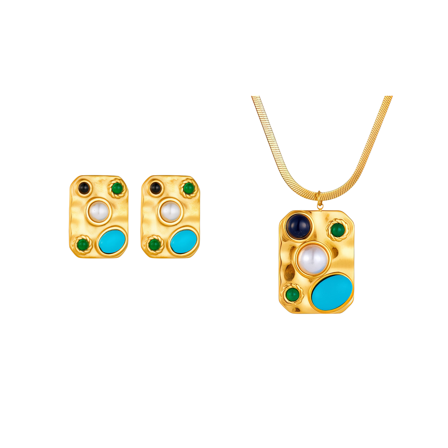 Cosmica - Parrures  de bijoux - Or Plaqué 18 carats