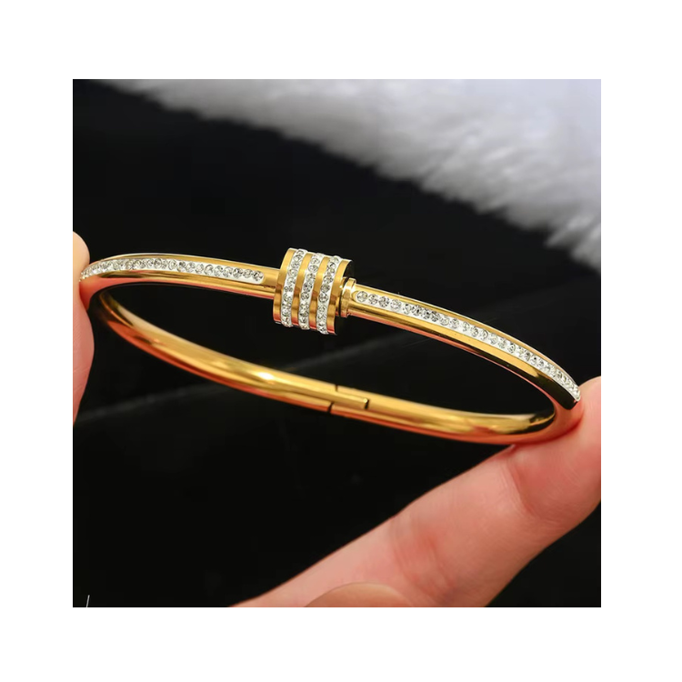 Ensemble 4 Bracelets Romana - Or plaqué 18 carats