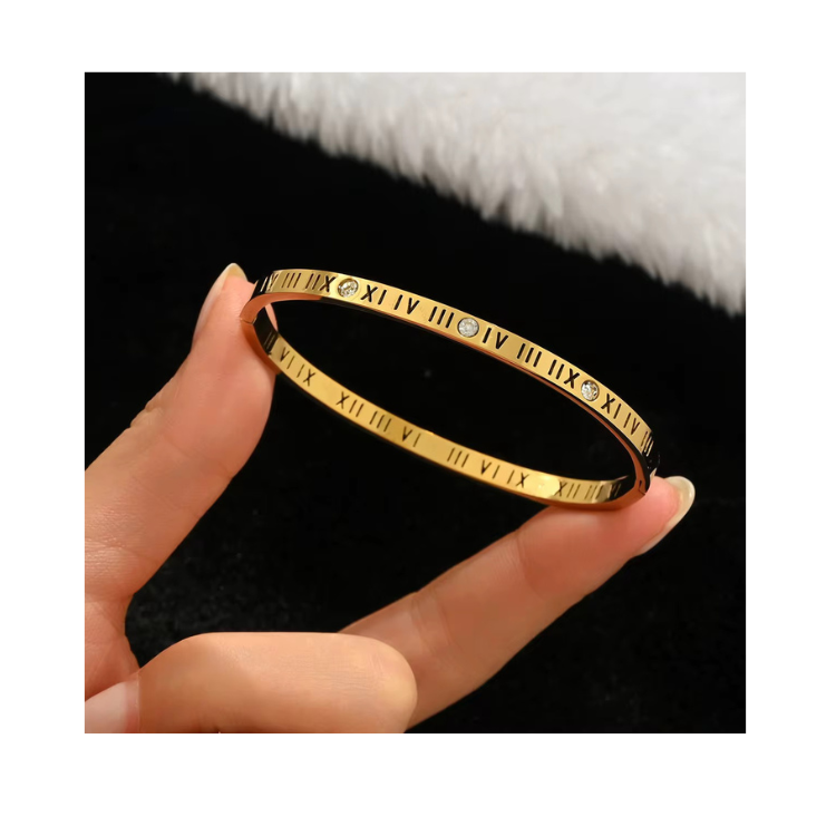 Ensemble 4 Bracelets Romana - Or plaqué 18 carats