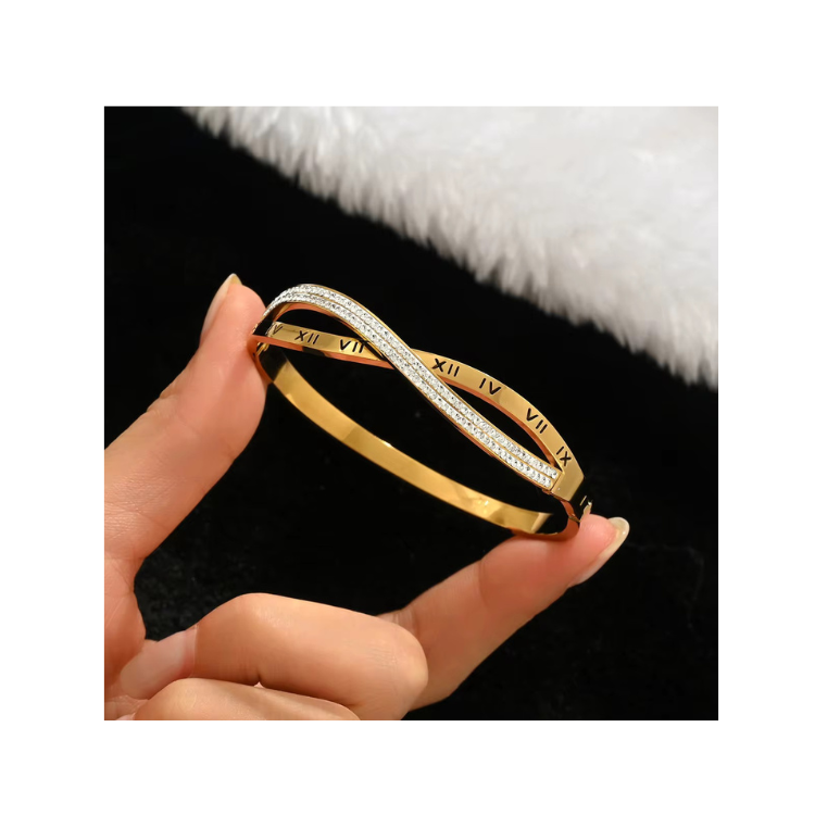 Ensemble 4 Bracelets Romana - Or plaqué 18 carats