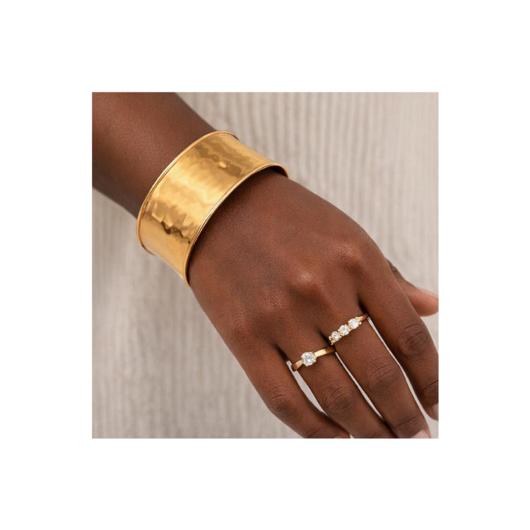 Néfertiti II - Bracelet - Or plaqué 18 carats