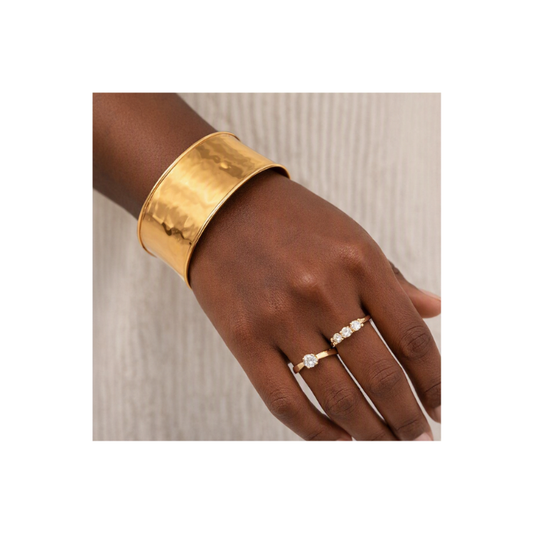 Néfertiti II - Bracelet - Or plaqué 18 carats